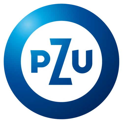 Logo PZU - bezgotówkowe rozliczenie usług osuszania i lokalizacji wycieków z polisy ubezpieczeniowej.
